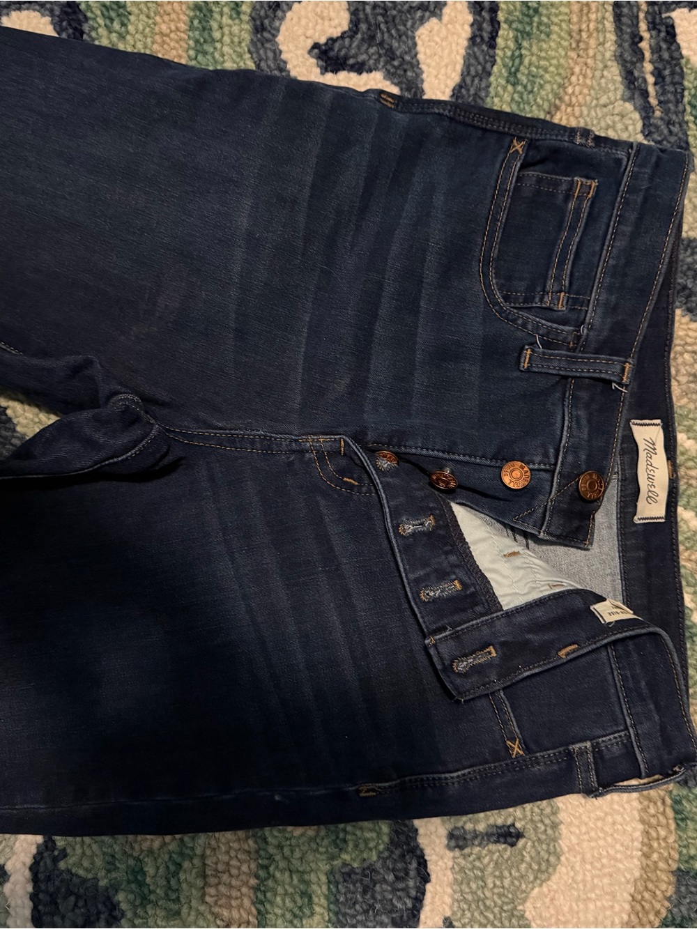Madewell High-Rise Dark Blue Women's Jeans Size 27 - Picture 2 of 4